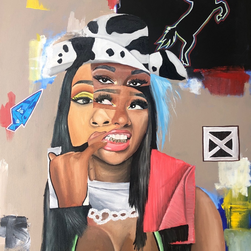 Megan Thee Stallion Painting